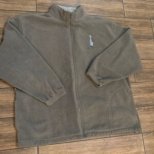 NORTHERN REFLECTIONS Men’s fleece golf embroidered zip sweater jacket size XL